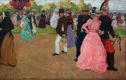 Henri Evenepoel Sunday Promenade at Saint-Cloud (nn02) china oil painting reproduction